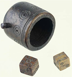 500 BC - Six-Sided Dice from Ancient Rome